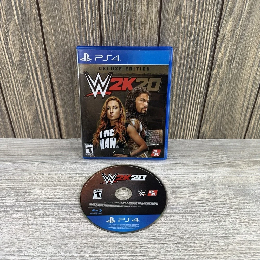 WWE 2K20 Deluxe Edition (Sony PlayStation 4, PS4 Tested & Working No Manual